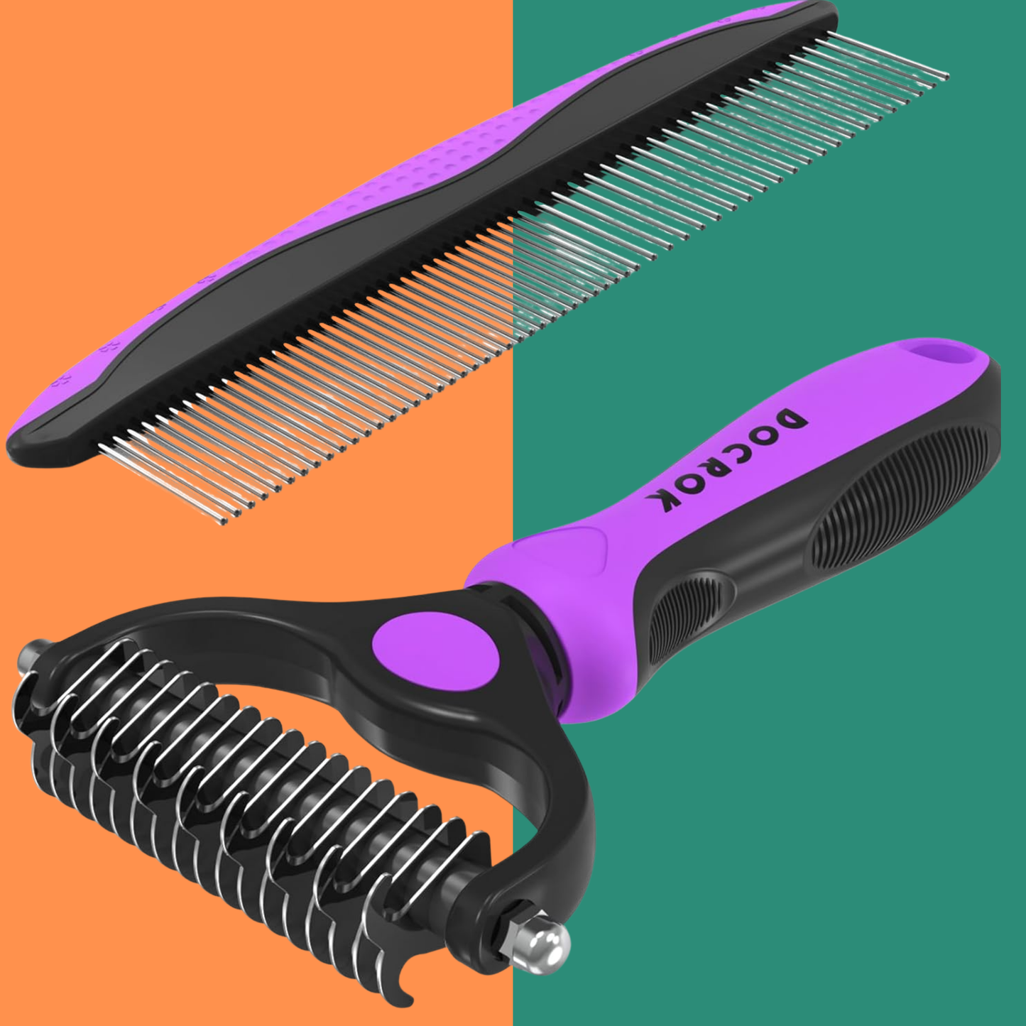 Cat & Dog Fine-Tooth Hair Removal Comb