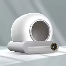 65L Smart Self-Cleaning Cat Litter Box with App Control (2.4G WiFi)