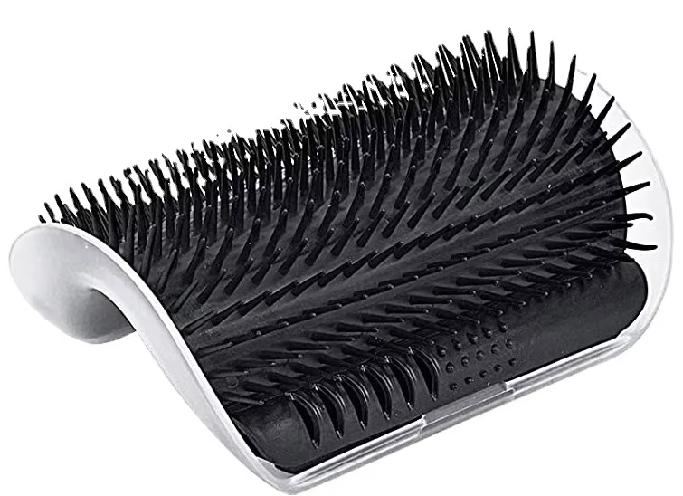 Self-Grooming Cat Corner Brush for Hair Removal & Massage