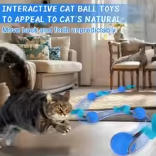 Rechargeable Automatic Cat Toy Ball with 3 Tails