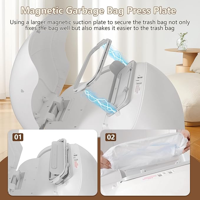 65L Smart Self-Cleaning Cat Litter Box with App Control (2.4G WiFi)