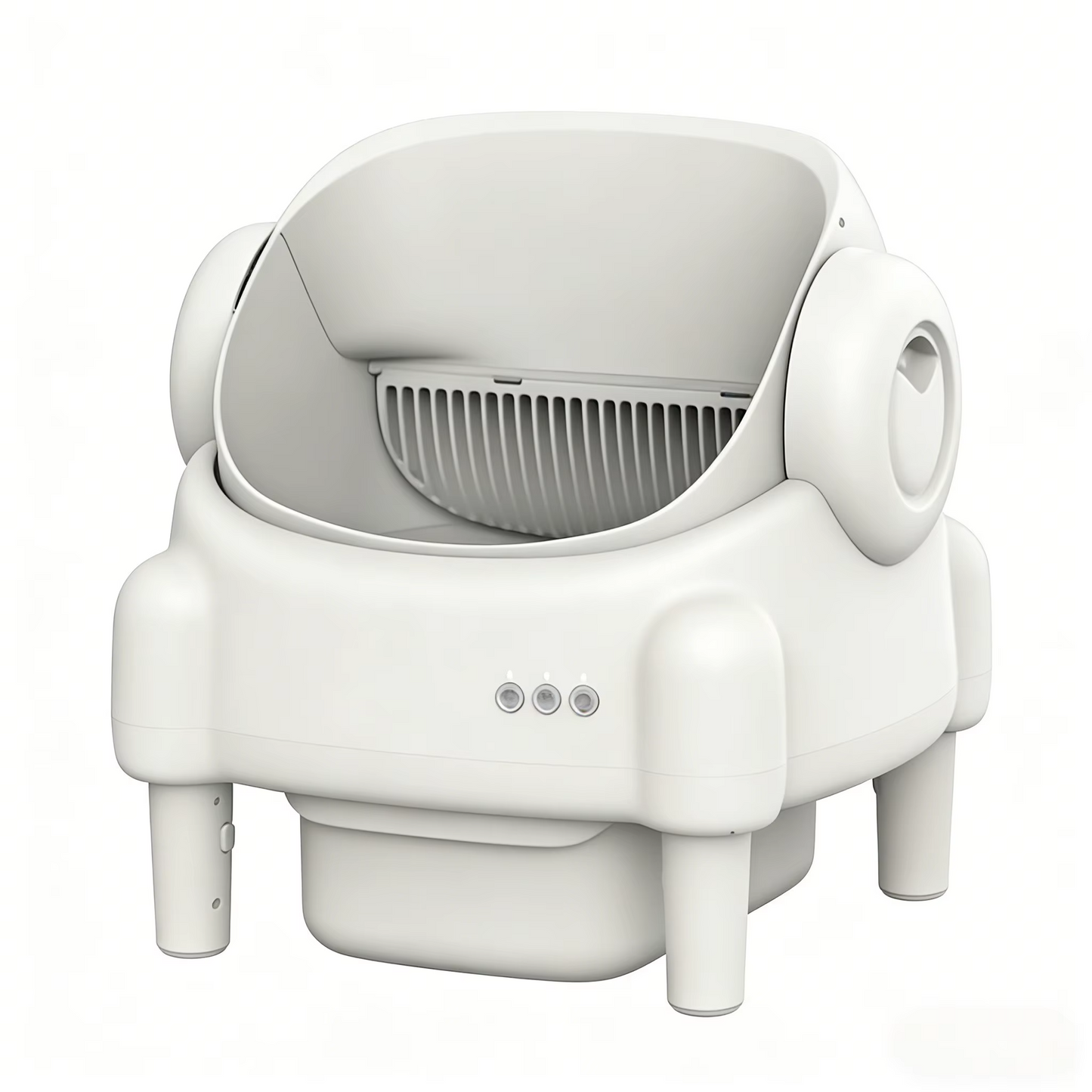Open Top Smart Self-Cleaning Cat Litter Box with App Control & Sensors