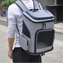 Foldable Expandable Pet Carrier Backpack for Cats & Dogs