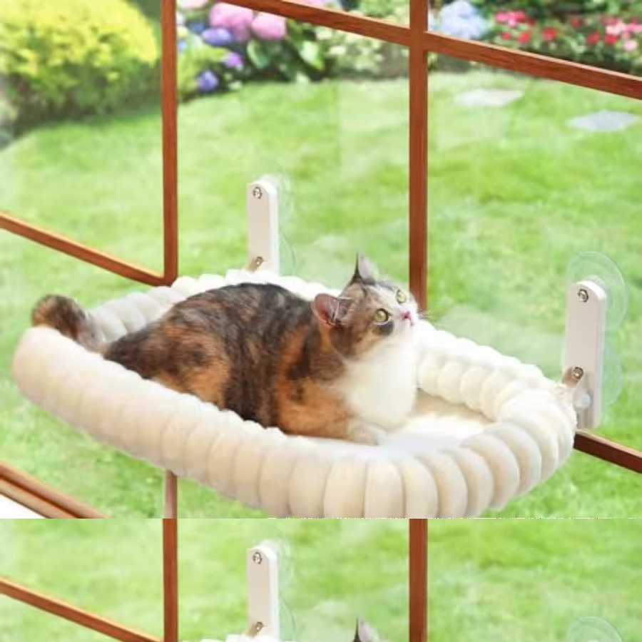 Foldable Cat Window Hammock Bed